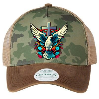 Dove And Cross Legacy Tie Dye Trucker Hat