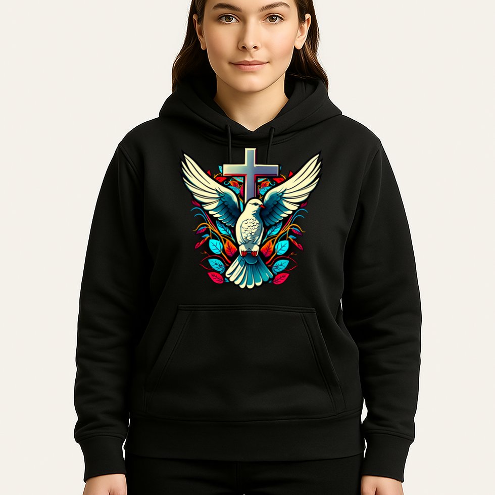 Dove And Cross Hoodie