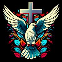 Dove And Cross Hoodie