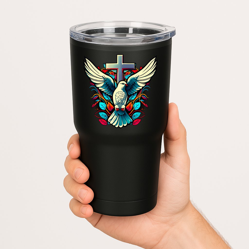 Dove And Cross Tumbler