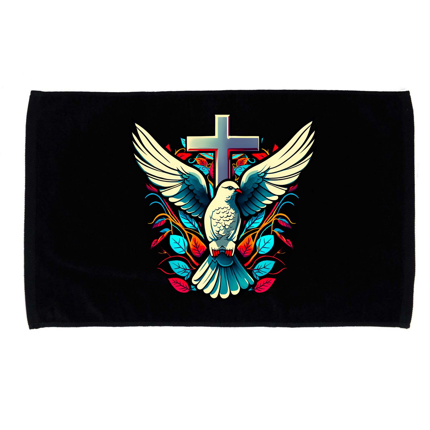 Dove And Cross Microfiber Hand Towel