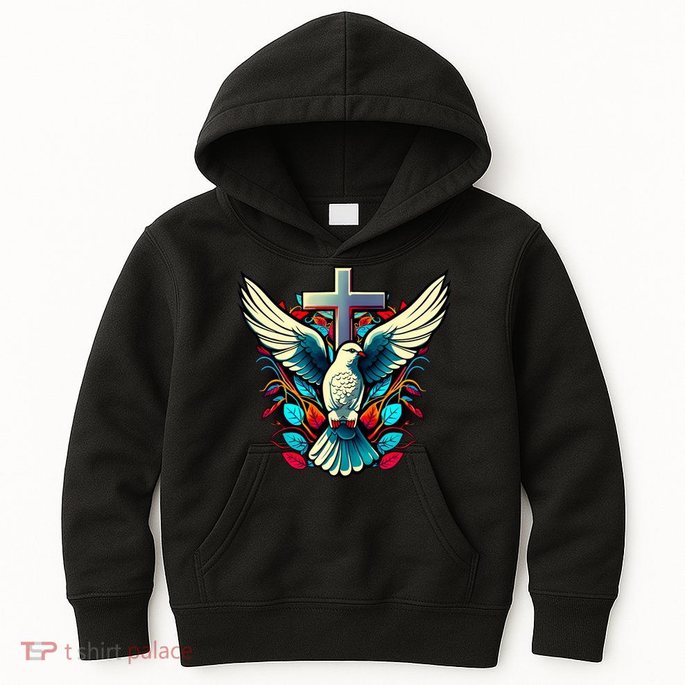 Dove And Cross Kids Hoodie