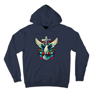 Dove And Cross Hoodie