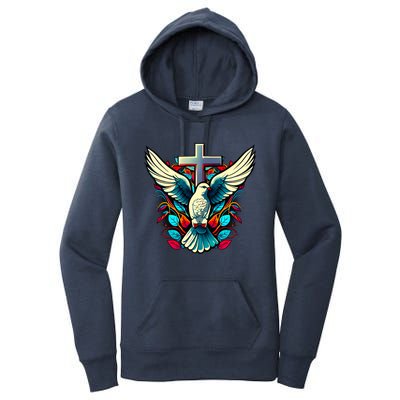 Dove And Cross Women's Pullover Hoodie