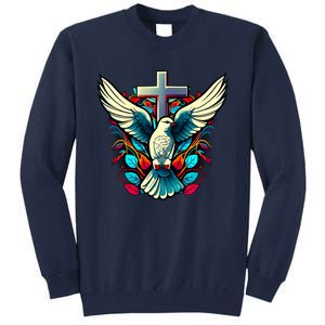 Dove And Cross Tall Sweatshirt