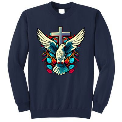 Dove And Cross Tall Sweatshirt