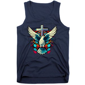 Dove And Cross Tank Top