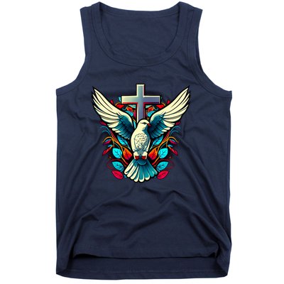 Dove And Cross Tank Top