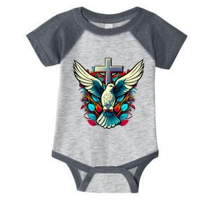 Dove And Cross Infant Baby Jersey Bodysuit