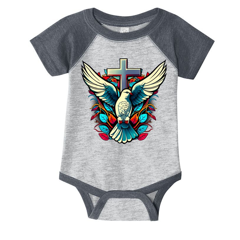 Dove And Cross Infant Baby Jersey Bodysuit