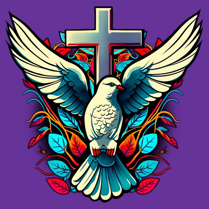 Dove And Cross Sweatshirt