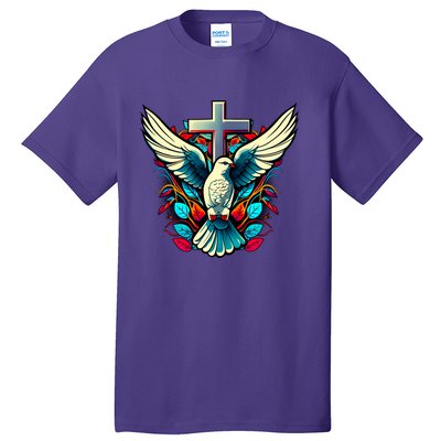 Dove And Cross Tall T-Shirt