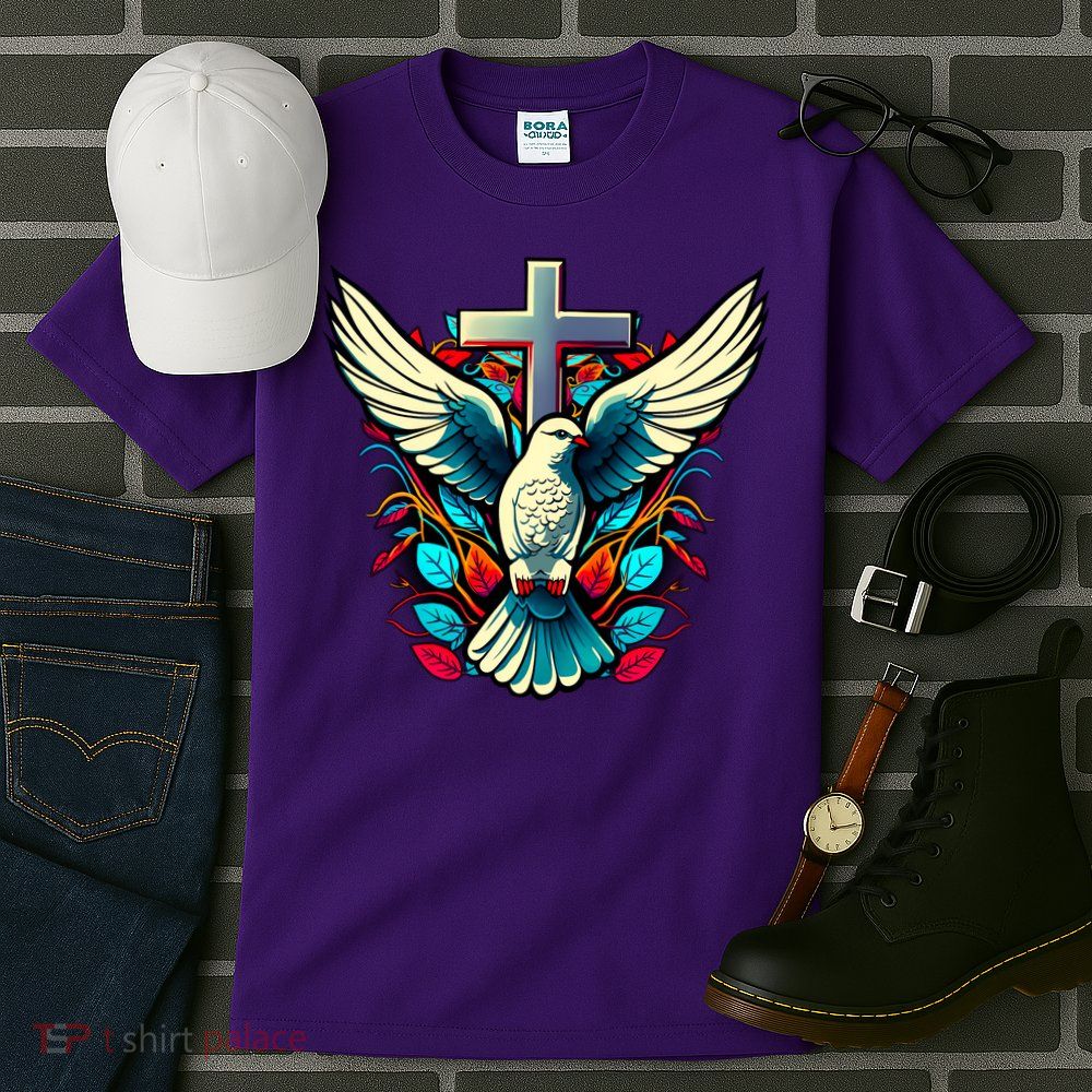Dove And Cross Tall T-Shirt