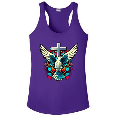 Dove And Cross Ladies PosiCharge Competitor Racerback Tank