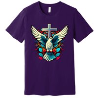 Dove And Cross Premium T-Shirt