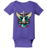 Dove And Cross Baby Bodysuit