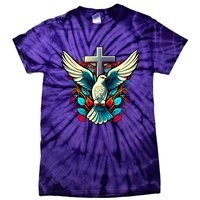 Dove And Cross Tie-Dye T-Shirt