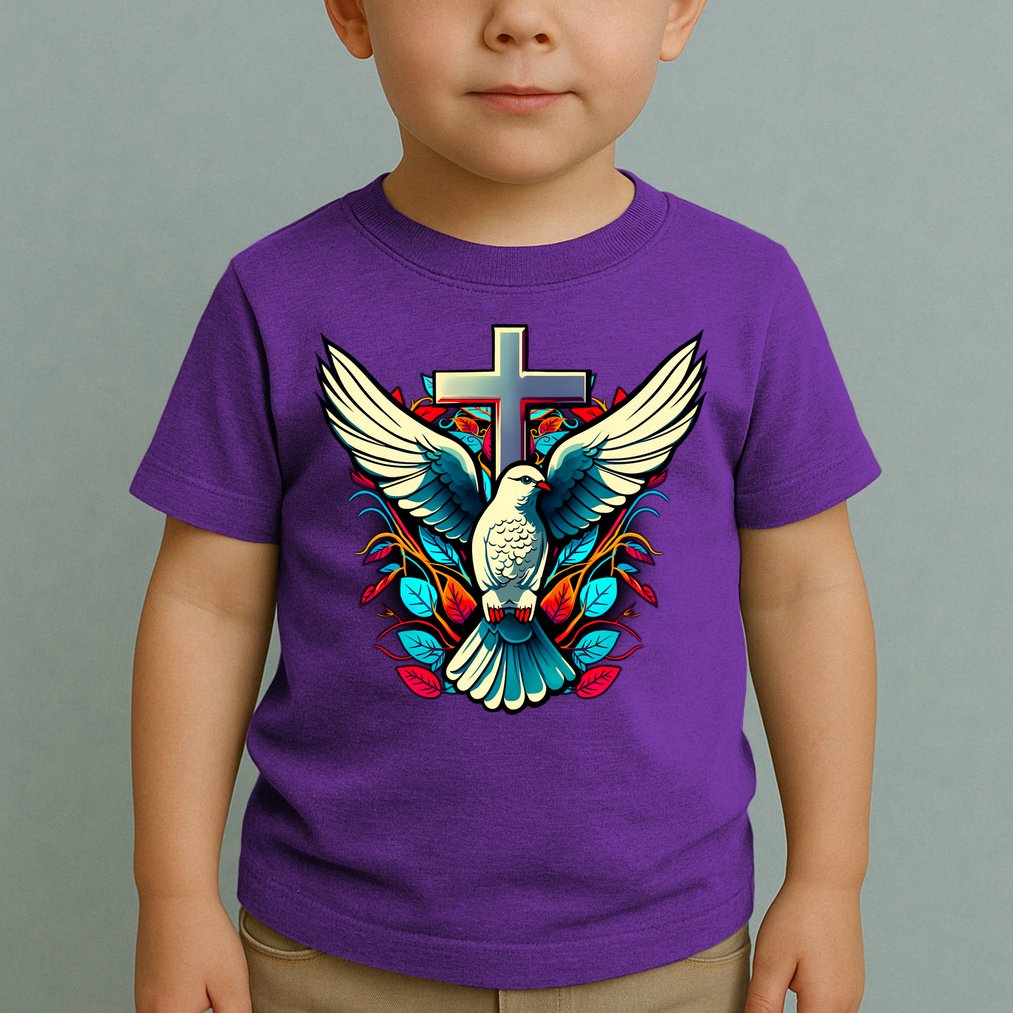 Dove And Cross Toddler T-Shirt