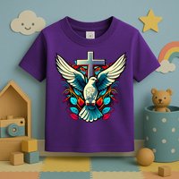 Dove And Cross Toddler T-Shirt