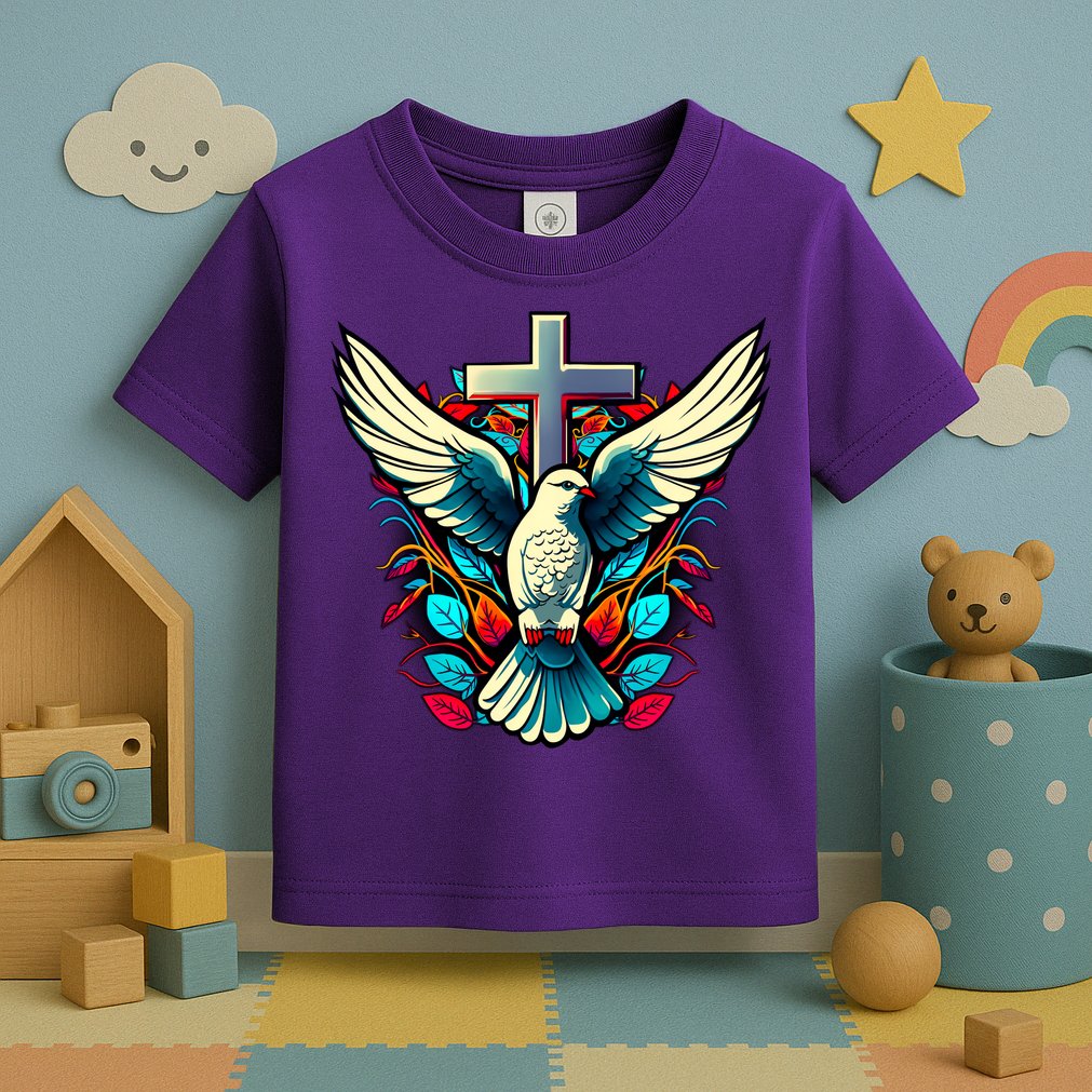Dove And Cross Toddler T-Shirt