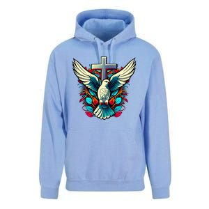 Dove And Cross Unisex Surf Hoodie