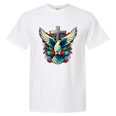 Dove And Cross Garment-Dyed Heavyweight T-Shirt