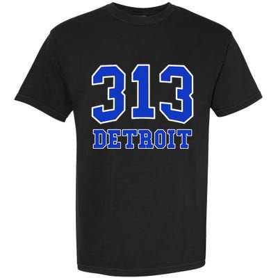 Detroit Area Code 313 Hometown Pride Classic Garment-Dyed Heavyweight T-Shirt