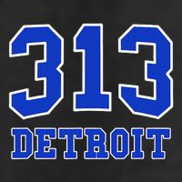 Detroit Area Code 313 Hometown Pride Classic Adult Drive Performance Visor