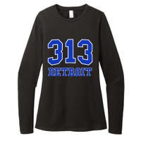 Detroit Area Code 313 Hometown Pride Classic Womens CVC Long Sleeve Shirt