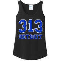 Detroit Area Code 313 Hometown Pride Classic Ladies Essential Tank