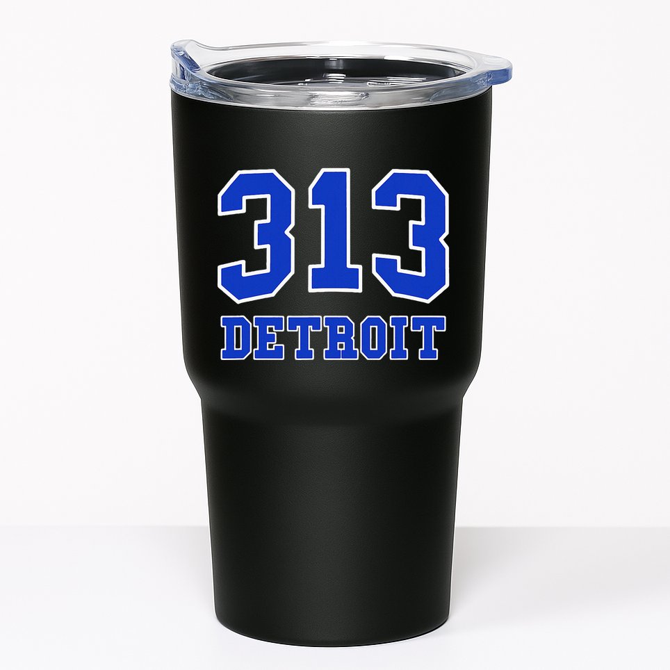 Detroit Area Code 313 Hometown Pride Classic Tumbler