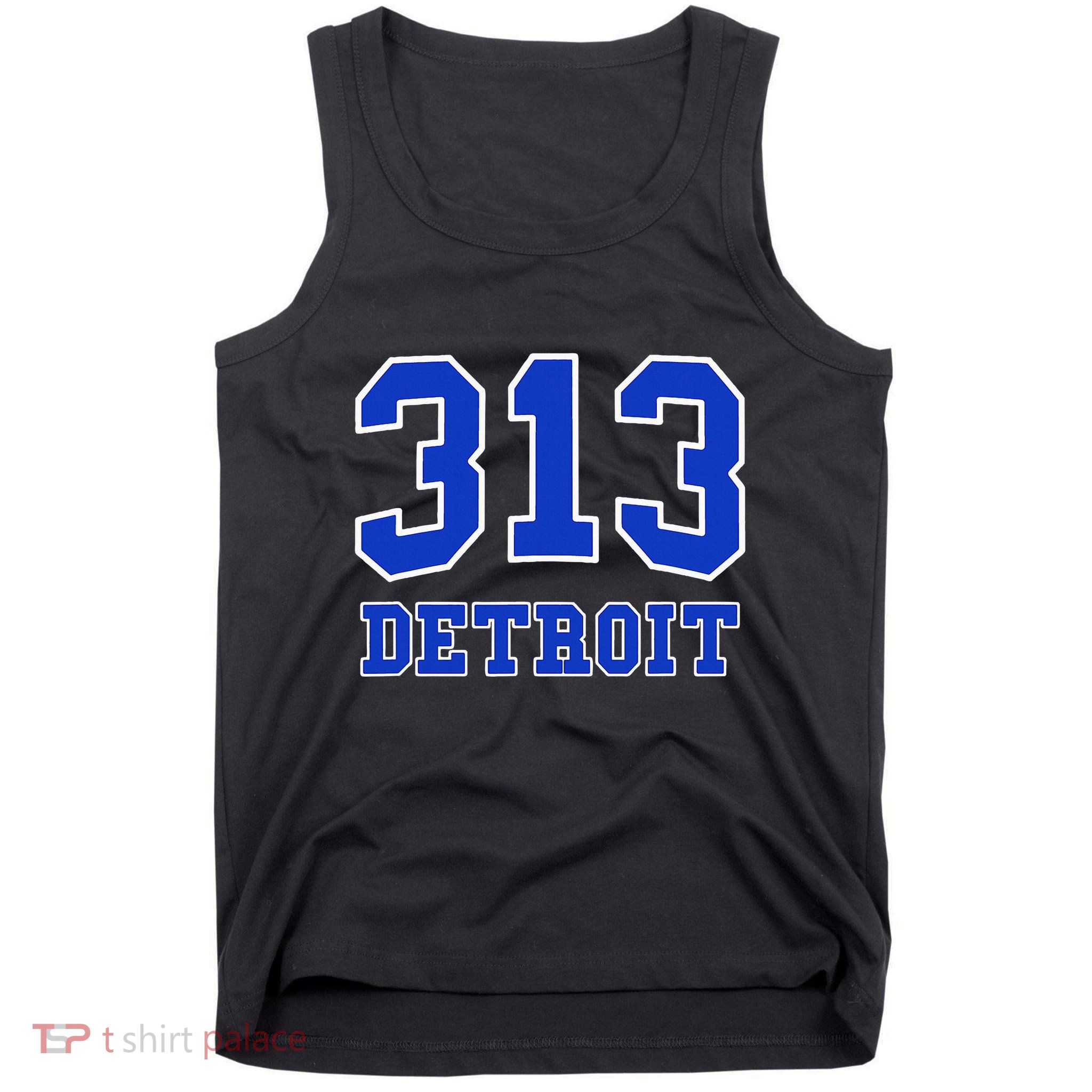 Detroit Area Code 313 Hometown Pride Classic Tank Top