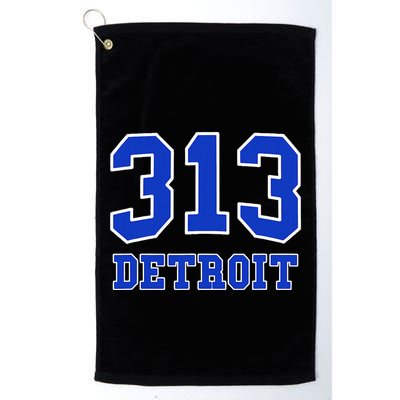 Detroit Area Code 313 Hometown Pride Classic Golf Towel
