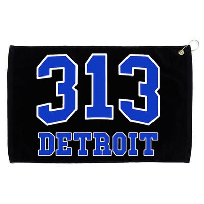 Detroit Area Code 313 Hometown Pride Classic Grommeted Golf Towel