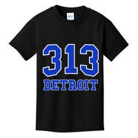 Detroit Area Code 313 Hometown Pride Classic Kids T-Shirt