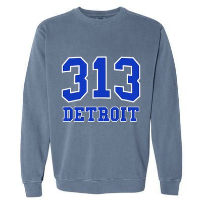 Detroit Area Code 313 Hometown Pride Classic Garment-Dyed Sweatshirt
