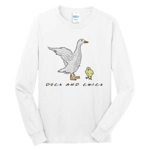 Duck And Chick Funny Quote Tall Long Sleeve T-Shirt