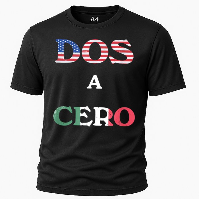 Dos A Cero Shirt USA Vs Mexico Game Funny Design By Flags Cooling Performance Crew T-Shirt