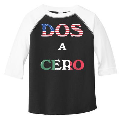 Dos A Cero Shirt USA Vs Mexico Game Funny Design By Flags Toddler Fine Jersey T-Shirt