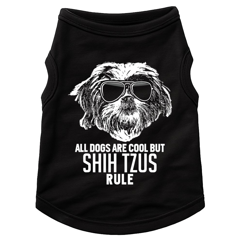Dogs Are Cool But Shih Tzus Rule Funny Doggie Tank