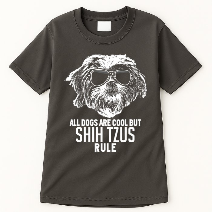 Dogs Are Cool But Shih Tzus Rule Funny Tall T-Shirt
