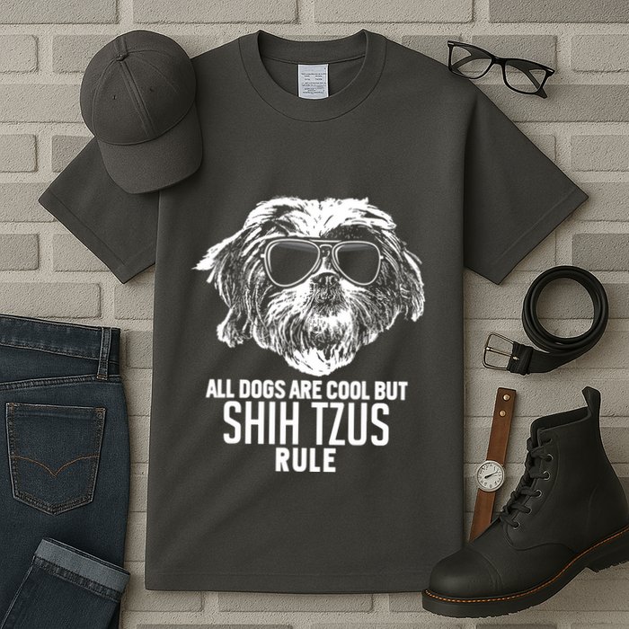 Dogs Are Cool But Shih Tzus Rule Funny Tall T-Shirt
