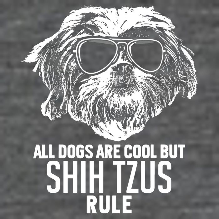 Dogs Are Cool But Shih Tzus Rule Funny Button