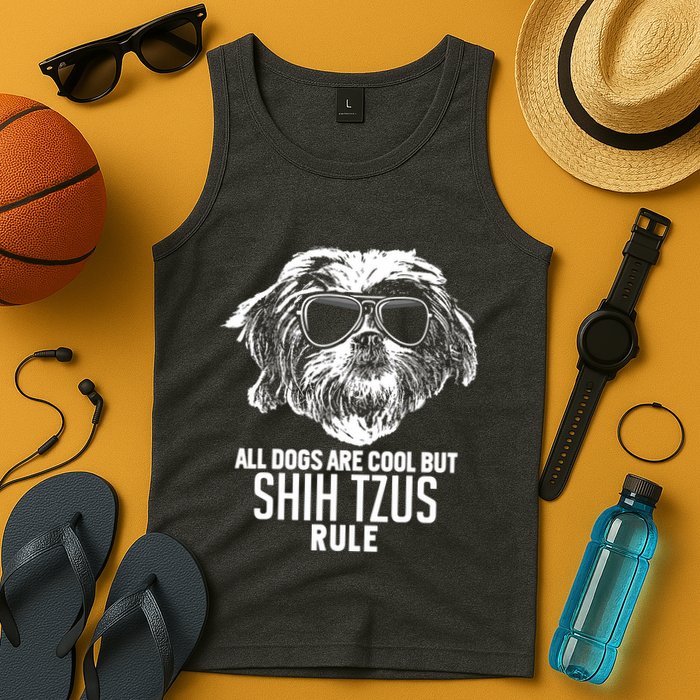 Dogs Are Cool But Shih Tzus Rule Funny Tank Top