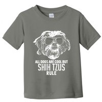 Dogs Are Cool But Shih Tzus Rule Funny Toddler T-Shirt