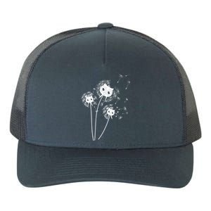 Dandelion And Cute Owls Flower Owl Bird Lover Dandelion Day Funny Gift Yupoong Adult 5-Panel Trucker Hat