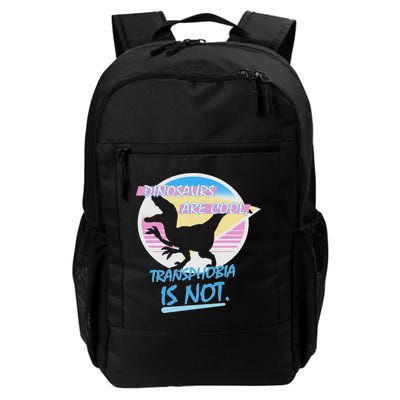 Dinosaurs Are Cool Transphobia Is Not Funny Daily Commute Backpack