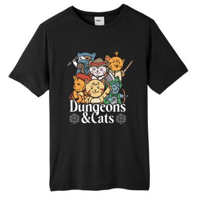 Dungeons And Cats Tall Fusion ChromaSoft Performance T-Shirt