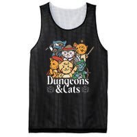 Dungeons And Cats Mesh Reversible Basketball Jersey Tank