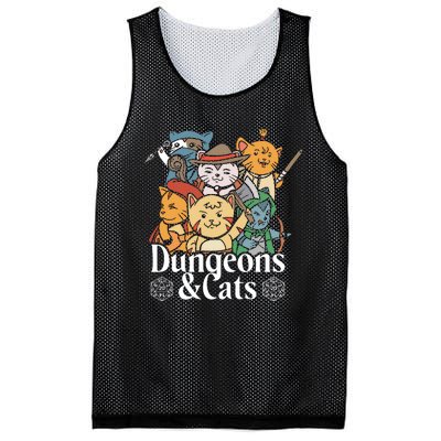 Dungeons And Cats Mesh Reversible Basketball Jersey Tank